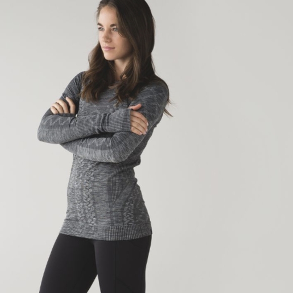 Lululemon Rest Less Pullover Heathered Black - Picture 3 of 9